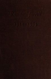 Cover of: Randall Jarrell, 1914-1965. by Edited by Robert Lowell, Peter Taylor & Robert Penn Warren.