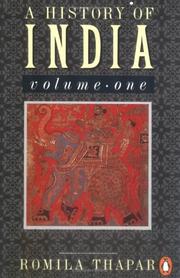 Cover of: A History of India: Volume 1 (Penguin History)
