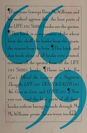 Cover of: Life 101 Quote Book (The Life 101 Series)