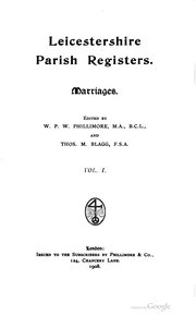 Cover of: Leicestershire parish registers