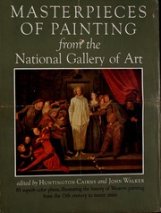 Cover of: Masterpieces of painting from the National Gallery of Art
