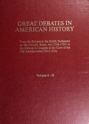 Cover of: Great debates in American history by Marion Mills Miller