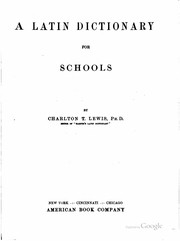 Cover of: A Latin dictionary for schools