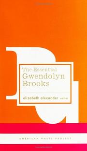 Cover of: The Essential Gwendolyn Brooks (American Poets Project)