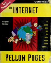 Cover of: The internet yellow pages