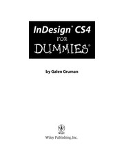 Cover of: InDesign CS4 for dummies