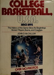 Cover of: College basketball, U.S.A., since 1892