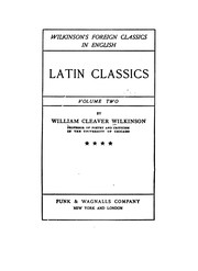 Cover of: Latin classics ... by William Cleaver Wilkinson
