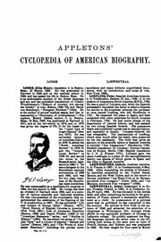 Cover of: Appletons' cyclopaedia of American biography by James Grant Wilson, John Fiske