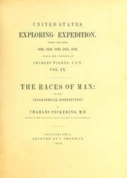 Cover of: The races of man, and their geographical distribution
