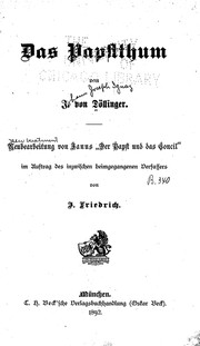 Cover of: Das Papstthum