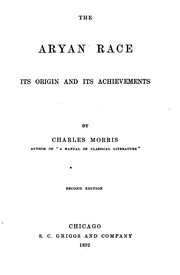Cover of: The Aryan Race: Its Origins and Its Achievements by Charles Morris