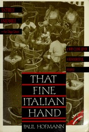 Cover of: That fine Italian hand by Paul Hofmann