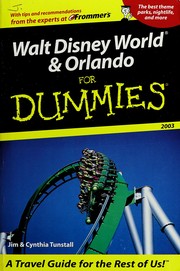 Cover of: Walt Disney World and Orlando for dummies 2003 by Jim Tunstall