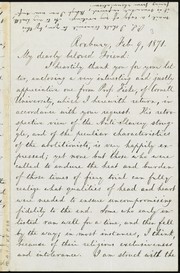 [Letter to] My dearly beloved Friend by William Lloyd Garrison