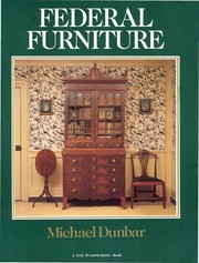 Cover of: Federal furniture