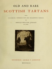 Cover of: Old and rare Scottish tartans by Donald William Stewart