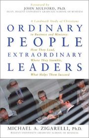 Cover of: Ordinary People, Extraordinary Leaders