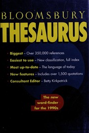 Bloomsbury Thesaurus by E.M. Kirkpatrick