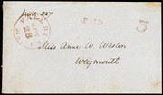 [Letter to] My dear Miss Weston by Samuel Longfellow