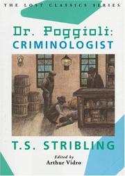Cover of: Dr. Poggioli: Criminologist (Lost Classics)