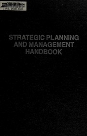 Cover of: Strategic planning and management handbook