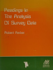 Cover of: Readings in the analysis of survey data by Robert Ferber, editor.