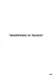 Cover of: Somewhere in France