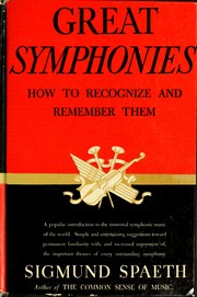 Cover of: Great symphonies: how to recognize and remember them