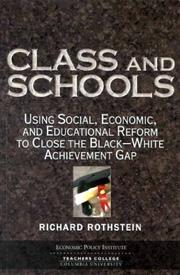 Cover of: Class and schools by Richard Rothstein