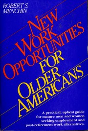 Cover of: New work opportunities for older Americans
