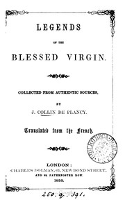 Cover of: Legends of the Blessed Virgin