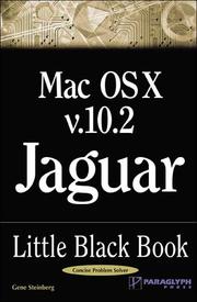 Cover of: Mac OS X Version 10.2 Jaguar Little Black Book by Gene Steinberg