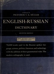 Cover of: English-Russian dictionary. 70,000 words