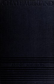 Cover of: Chateaubriand. by André Maurois