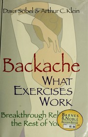 Cover of: Backache: What exercises work