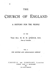 Cover of: The Church of England: A History for the People