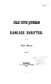 Cover of: J.L. Runebergs samlade skrifter