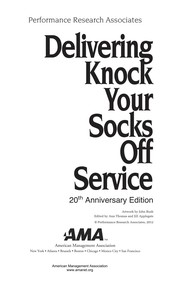 Cover of: Delivering knock your socks off service