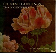 Cover of: Chinese paintings, XI-XIV centuries.