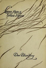 Cover of: Leaves from a grass-house