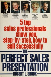 Cover of: The perfect sales presentation