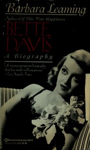 Cover of: Bette Davis by Barbara Leaming