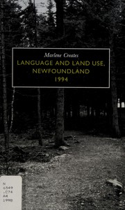 Cover of: Language and land use, Newfoundland 1994