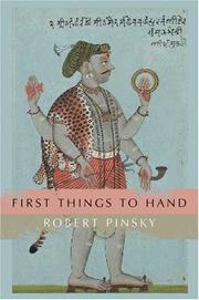 Cover of: First things to hand: poems