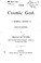 Cover of: The Cosmic God: A Fundamental Philosophy in Popular Lectures