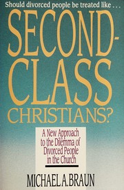 Cover of: Should divorced people be treated like second-class Christians?: a new approach to the dilemma of divorced people in the church