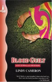 Cover of: Blood Guilt (Kit O'Malley Mystery Series) by Lindy Cameron