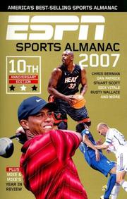 Cover of: ESPN Sports Almanac 2007: AMERICA'S BEST-SELLING SPORTS ALMANAC (Espn Information Please Sports Almanac)