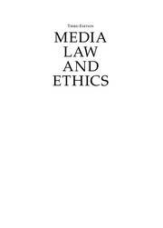 Cover of: Media law and ethics